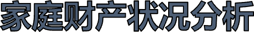 家庭财产状况分析